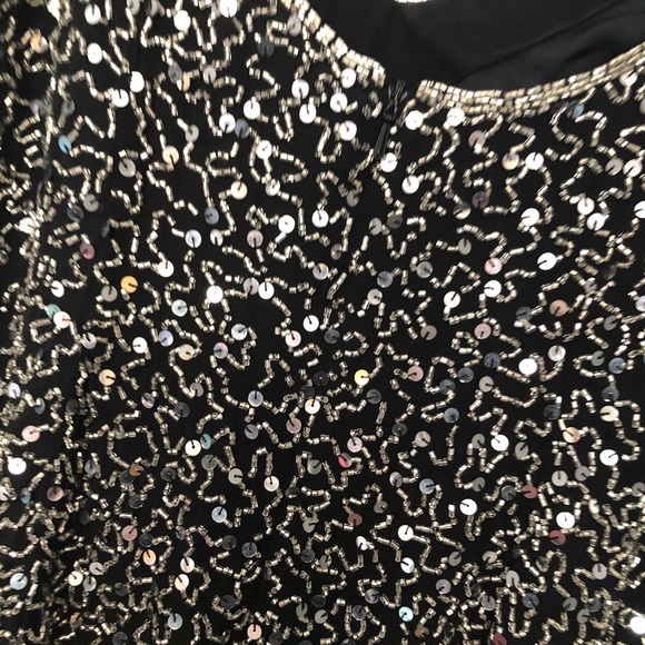 Vintage fully beaded dress, 6 - Picture 6 of 11